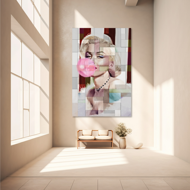 Aluart schilderij 'Marilyn Monroe pops art'