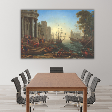 Aluart schilderij Mondiart 'Port Scene'