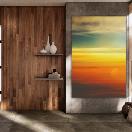 Aluart kunstwerk 'Sunset'