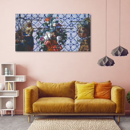 Aluart schilderij 'Bas Blue Dutch'