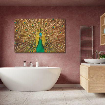 Aluart schilderij 'Peacock'
