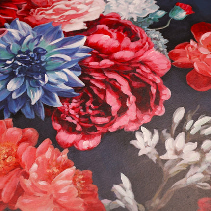 Canvas schilderij 'Bloemenspel'