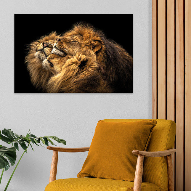 Aluart schilderij 'The Love Lions'