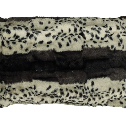 Sierkussen 'Fluffy panter'