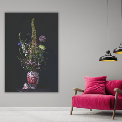 Aluart schilderij 'Kleurrijk boeket'