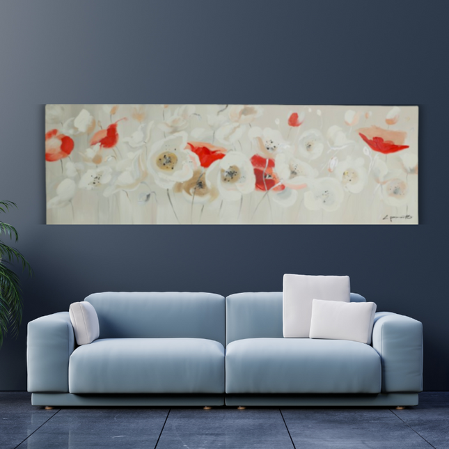 Canvas schilderij 'Beautiful blossoms'