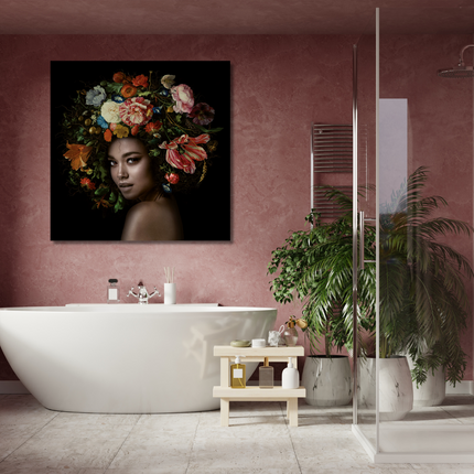 Aluart schilderij 'Flower power'