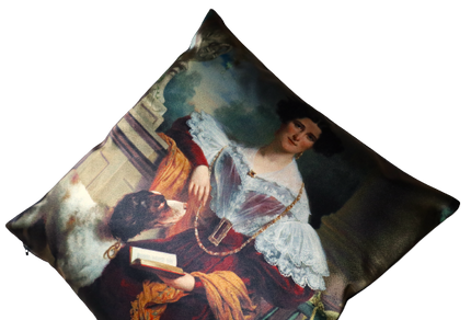 Sierkussen 'Vintage woman'
