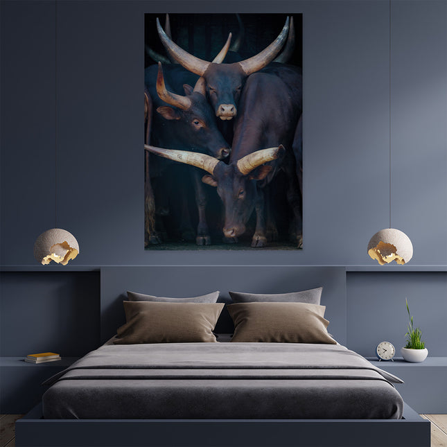 Aluart schilderij 'Watusi Family'