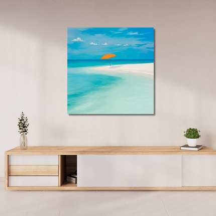 Aluart schilderij 'The beach'