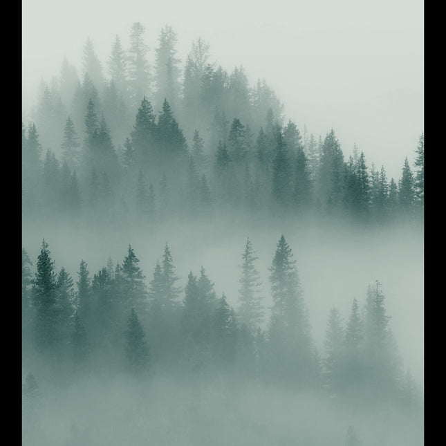 Ingelijste poster 'Snow mountains'