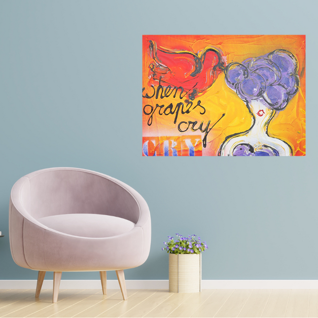 Wine Art 'Grapes'
