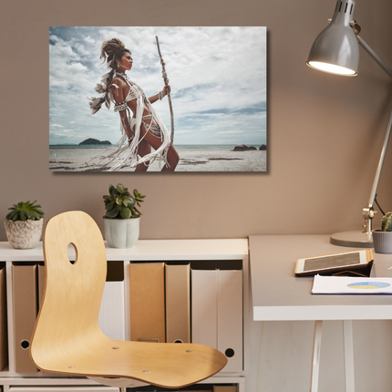Aluart schilderij 'Wild boohoo women at beach'