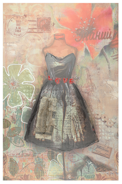 Canvas schilderij 'Paspop'