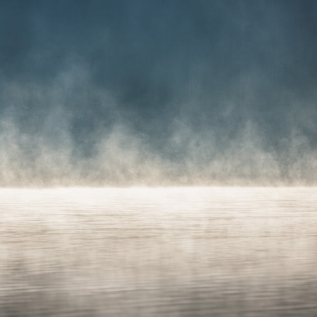 Aluart schilderij 'Morning fog at the Lake'
