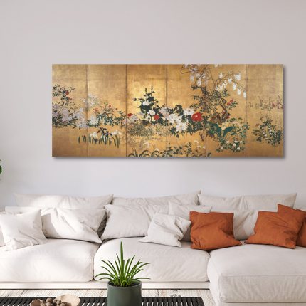 Aluart schilderij 'Spring summer Flowers'