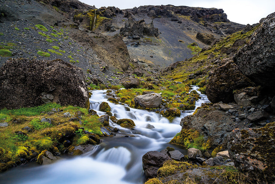 Schilderij 'Valagil waterval'