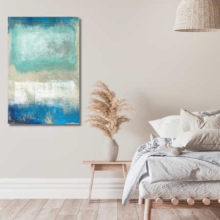 Aluart schilderij 'Abstract Blue'