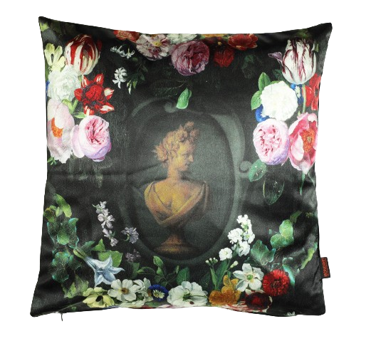 Sierkussen 'Beeld met bloemen'