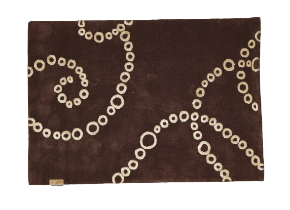 Vloerkleed 'Luxery brown'