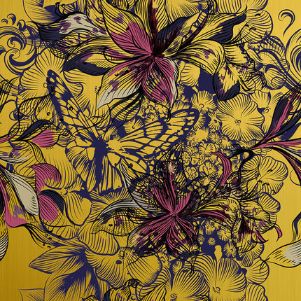 Aluart schilderij 'Elegante bloemen'