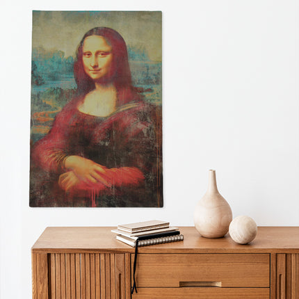Canvas schilderij 'De Mona Lisa'