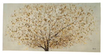 Canvas schilderij 'Abstracte boom'