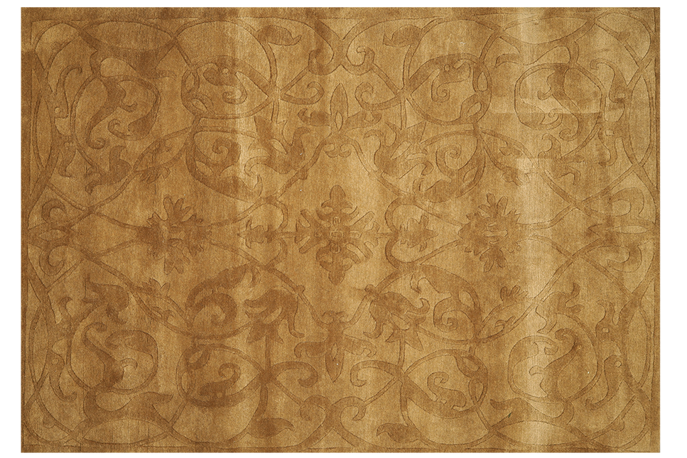 Vloerkleed 'Yellow print'