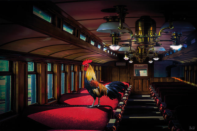 Wandkleed 'Chicken Palace'