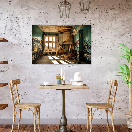 Aluart Schilderij 'Urbex Verlaten Kasteel'