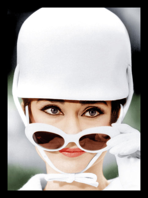Ingelijste poster 'Audrey Hepburn'