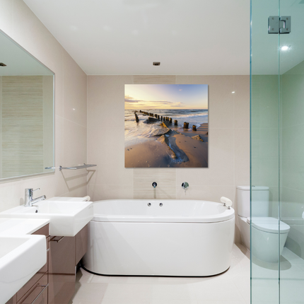 Aluart schilderij 'Zee en strand'
