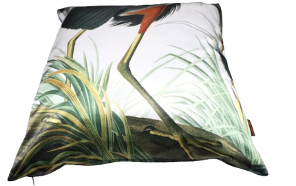 Sierkussen ' Reiger in gras'