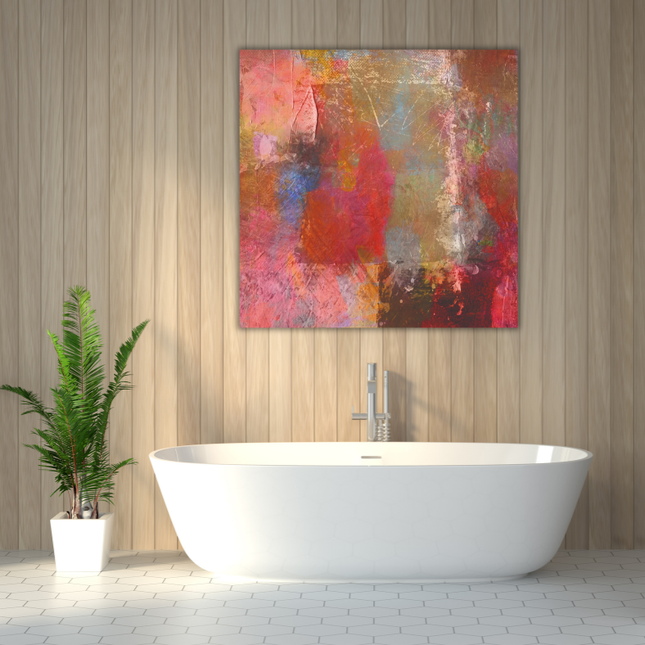 Aluart schilderij 'Mixed Pink'