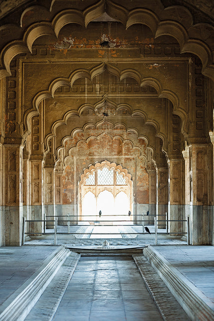 Schilderij 'Rode Fort in Delhi, India'