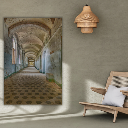Aluart schilderij 'De verlaten  Beelitz'