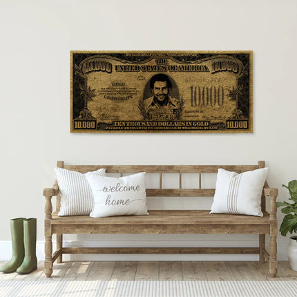 Schilderij 'Ten Thousand Dollars In Gold'