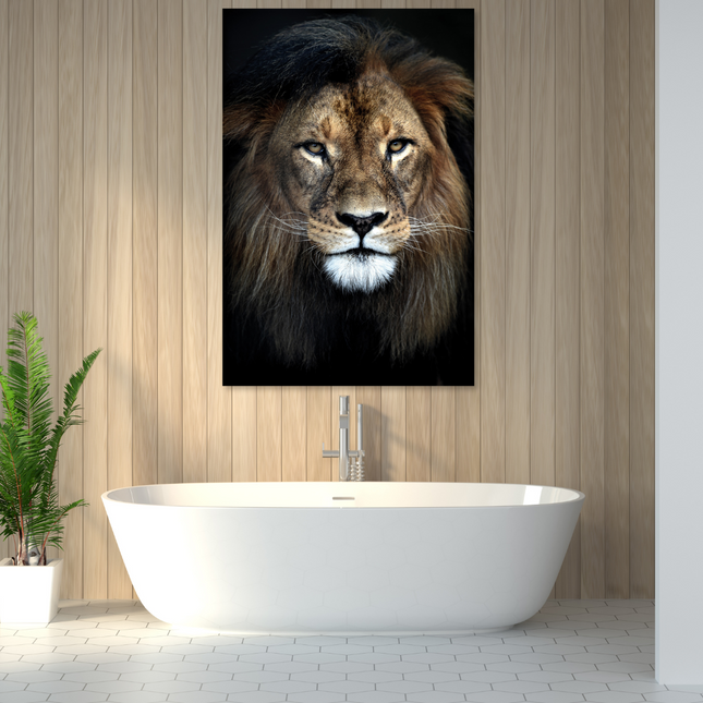 Aluart schilderij 'Berberleeuw'