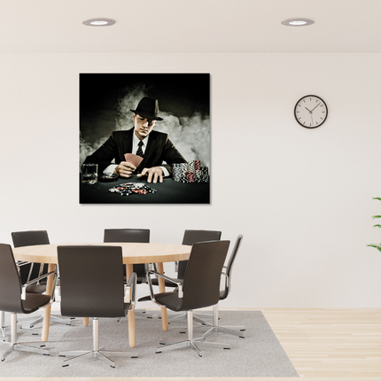 Aluart schilderij 'the Poker game'