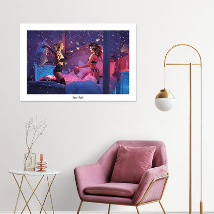 Aluart schilderij 'Het kussengevecht'