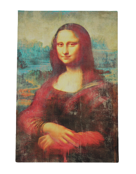 Canvas schilderij 'De Mona Lisa'