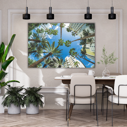Aluart kunstwerk 'Palm Trees'