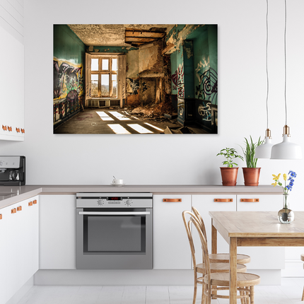 Aluart Schilderij 'Urbex Verlaten Kasteel'