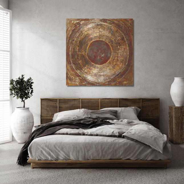 Aluart schilderij 'Rustic Resonance'
