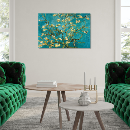 Aluart schilderij 'Amandelbloesem'