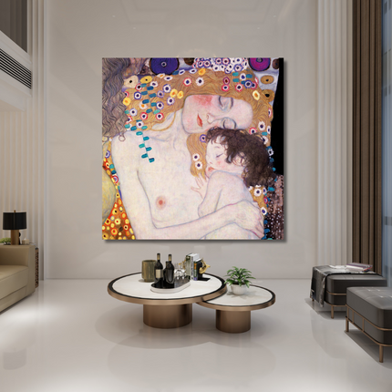 Aluart schilderij 'Gustav Klimt - Moeder en Kind'