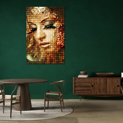 Aluart schilderij 'Gold and Beautiful'