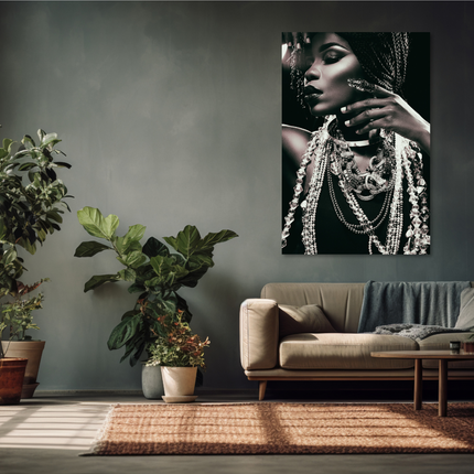 Aluart schilderij 'Jewelry woman'