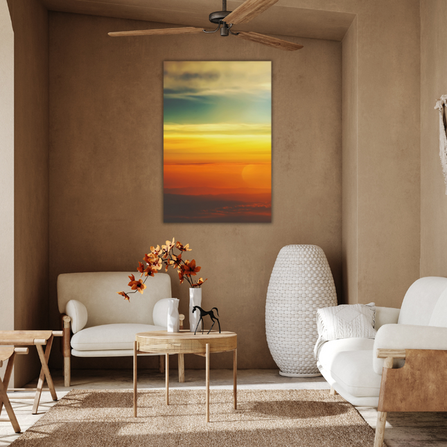 Aluart kunstwerk 'Sunset'