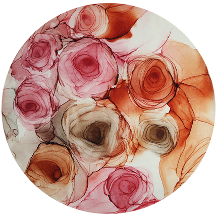 Vloerkleed 'Rozen art work'